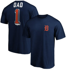 Detroit Tigers Number One Dad T-Shirt - MLB T-shirts