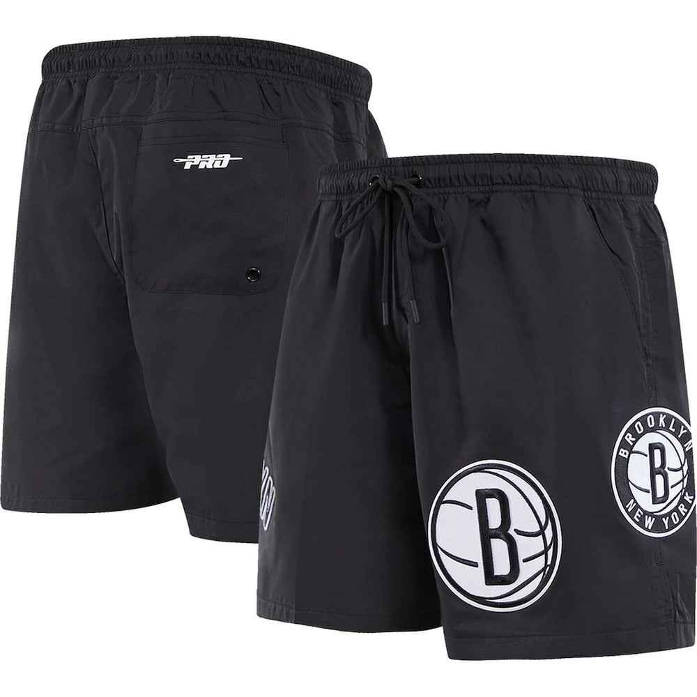 Black Brooklyn Nets Pro Standard Classics Woven Shorts | NBA