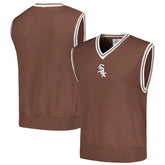 Chicago White Sox PLEASURES Knit V-Neck Pullover Sweater Vest - MLB Pullover
