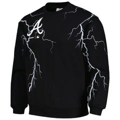 Atlanta Braves PLEASURES Lightning Crewneck Pullover Sweatshirt - MLB Pullover