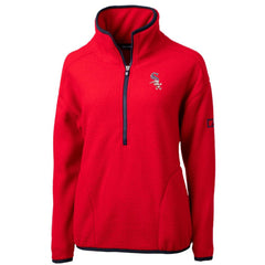 Chicago White Sox Cutter & Buck Women's Americana Logo Cascade Eco Sherpa Fleece Half-Zip Pullover Jacket - MLB Jackets