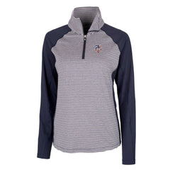 Minnesota Twins Cutter & Buck Women's Americana Logo Forge Tonal Stripe Stretch Half-Zip Pullover Top - MLB Pullover
