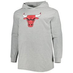 Heather Gray Chicago Bulls Big & Tall Pullover Hoodie | NBA