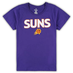 Purple/Heather Gray Phoenix Suns Women's Plus Size T-Shirt & Shorts Combo Set | NBA