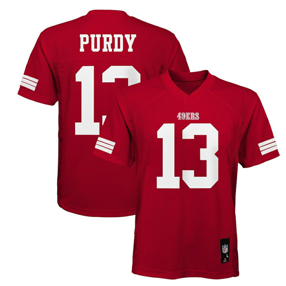 San Francisco 49ers Brock Purdy Youth Replica Player Jersey | NFL Online