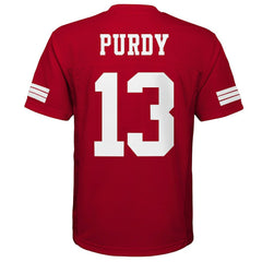 San Francisco 49ers Brock Purdy Youth Replica Player Jersey | NFL Online