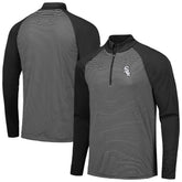 Chicago White Sox Levelwear Charter Striped Raglan Quarter-Zip Top - MLB Tops