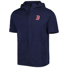 Boston Red Sox Levelwear Recruit Full-Zip Short Sleeve Hoodie - MLB Hoodies