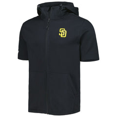 San Diego Padres Levelwear Recruit Full-Zip Short Sleeve Hoodie - MLB Hoodies