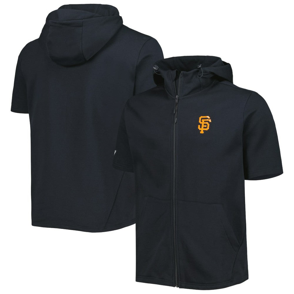 San Francisco Giants Levelwear Recruit Full-Zip Short Sleeve Hoodie - MLB Hoodies