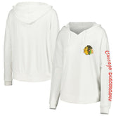 Chicago Blackhawks Concepts Sport Women's Accord Hacci Long Sleeve Hoodie Top - NHL Hoodies