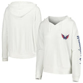 Washington Capitals Concepts Sport Women's Accord Hacci Long Sleeve Hoodie Top - NHL Hoodies