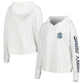 Seattle Kraken Concepts Sport Women's Accord Hacci Long Sleeve Hoodie Top - NHL Hoodies
