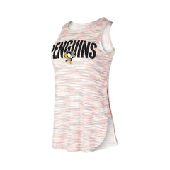 Pittsburgh Penguins Concepts Sport Women's Sunray Multicolor Tri-Blend Tank Top - NHL Tank Top