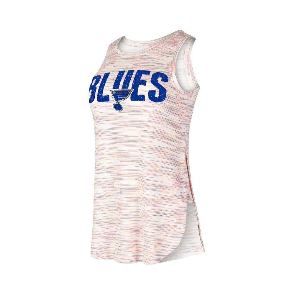St. Louis Blues Concepts Sport Women's Sunray Multicolor Tri-Blend Tank Top - NHL Tank Top