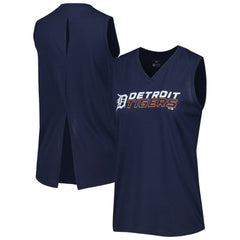 Detroit Tigers Levelwear Women's Paisley Chase V-Neck Tank Top - MLB Tanks