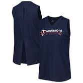Minnesota Twins Levelwear Women's Paisley Chase V-Neck Tank Top - MLB Tanks
