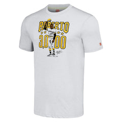 Roberto Clemente Pittsburgh Pirates Homage Illustration Tri-Blend T-Shirt - MLB T-shirts