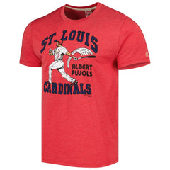 Albert Pujols St. Louis Cardinals Homage Illustration Tri-Blend T-Shirt - MLB T-shirts