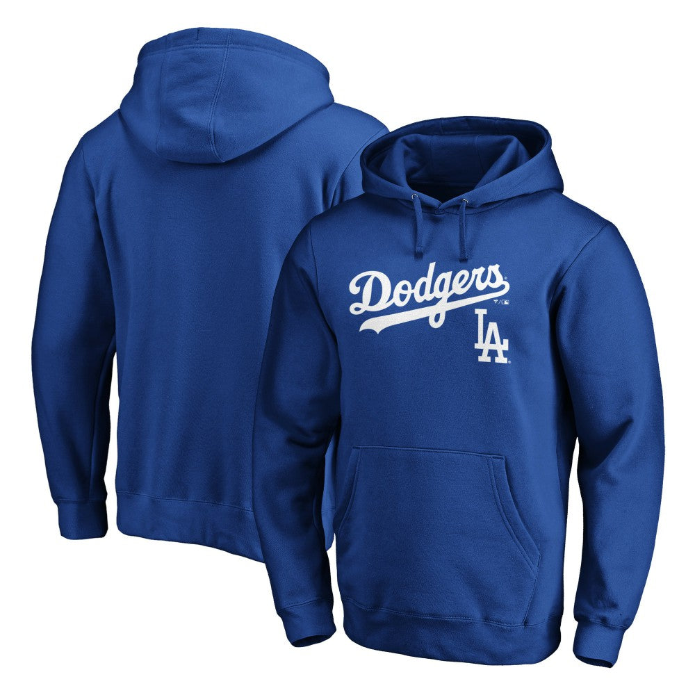 Los Angeles Dodgers Team Lock Up Logo Pullover Hoodie - MLB Hoodies