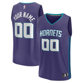 Purple Charlotte Hornets Youth Fast Break Replica Custom Jersey | NBA