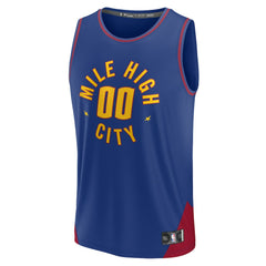 Blue Denver Nuggets Youth Fast Break Replica Custom Jersey sale | NBA
