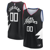 Black LA Clippers Youth Fast Break Replica Custom Jersey | NBA