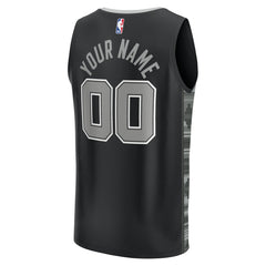 Black San Antonio Spurs Youth Fast Break Replica Custom Jersey | NBA