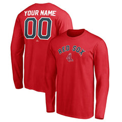 Boston Red Sox Personalized Cooperstown Collection Winning Streak Long Sleeve T-Shirt - MLB T-shirts