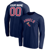 California Angels Personalized Cooperstown Collection Winning Streak Long Sleeve T-Shirt - MLB T-shirts