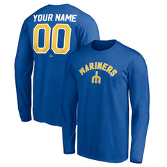 Seattle Mariners Personalized Cooperstown Collection Winning Streak Long Sleeve T-Shirt - MLB T-shirts