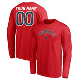 St. Louis Cardinals Personalized Cooperstown Collection Winning Streak Long Sleeve T-Shirt - MLB T-shirts