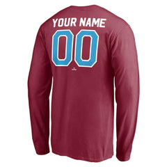 Philadelphia Phillies Personalized Cooperstown Collection Alternate Winning Streak Long Sleeve T-Shirt - MLB T-shirts