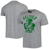 Heather Gray Boston Celtics Homage Unisex Hometown Hyper Local Tri-Blend T-Shirt | NBA