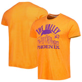 Orange Phoenix Suns Homage Unisex Hometown Hyper Local Tri-Blend T-Shirt | NBA