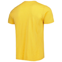 Gold Utah Jazz Homage Unisex Team Mascot Tri-Blend T-Shirt | NBA