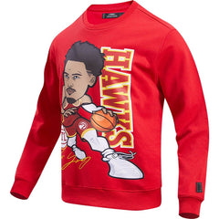 Red Trae Young Atlanta Hawks Pro Standard Avatar Pullover Sweatshirt | NBA