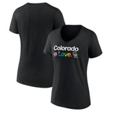 Colorado Rockies Women's City Pride V-Neck T-Shirt - MLB T-shirts