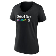 Seattle Mariners Women's City Pride V-Neck T-Shirt - MLB T-shirts