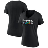 Tampa Bay Rays Women's City Pride V-Neck T-Shirt - MLB T-shirts
