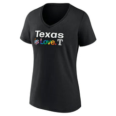 Texas Rangers Women's City Pride V-Neck T-Shirt - MLB T-shirts