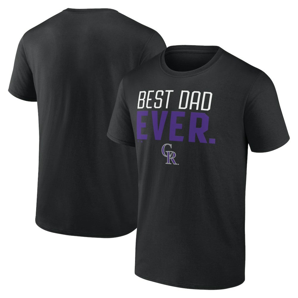 Colorado Rockies Best Dad Ever T-Shirt - MLB T-shirts