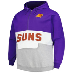 Purple Phoenix Suns Big & Tall Anorak Half-Zip Hoodie | NBA