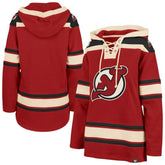 New Jersey Devils '47 Women's Superior Lacer Pullover Hoodie - NHL Jerseys