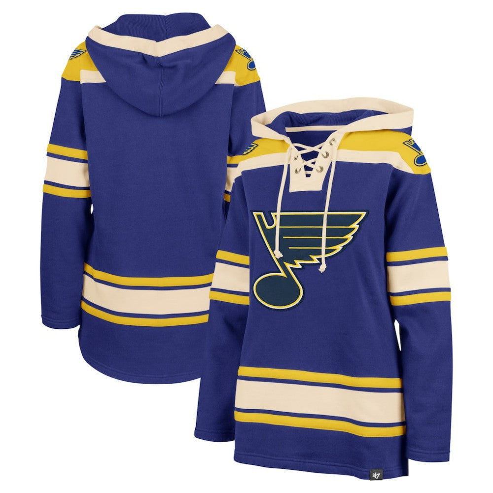 St. Louis Blues '47 Women's Superior Lacer Pullover Hoodie - NHL Hoodies