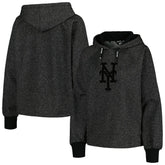 New York Mets DKNY Sport Women's Debbie Dolman Raglan Pullover Hoodie - MLB Hoodies
