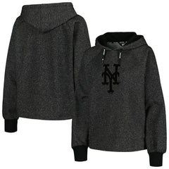 New York Mets DKNY Sport Women's Debbie Dolman Raglan Pullover Hoodie - MLB Hoodies