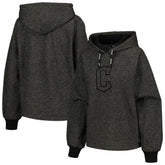 Cleveland Guardians DKNY Sport Women's Debbie Dolman Raglan Pullover Hoodie - MLB Hoodies