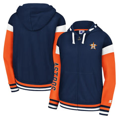 Houston Astros Starter Women's Homestretch Full-Zip Hoodie - MLB Hoodies