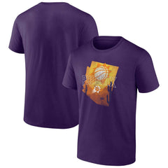 Purple Phoenix Suns Hometown Originals Team Proud T-Shirt | NBA